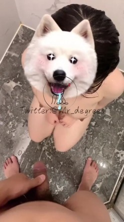推特潮汕DOM绿帽调教大神【渡先生】私拍，各种羞辱M贱母狗，圣水口水毒龙吞精踩脸臭袜终极玩肏 截图15
