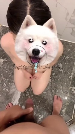 推特潮汕DOM绿帽调教大神【渡先生】私拍，各种羞辱M贱母狗，圣水口水毒龙吞精踩脸臭袜终极玩肏 截图16