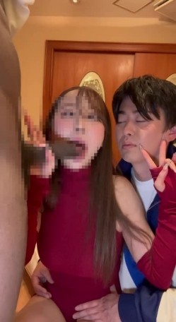 BBC硬核媚黑，NTR美女骚姐姐【yukiya1201】，肉搏黑人强势大屌，软脚虾男友打辅助 截图15