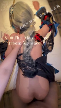 百变女神【THE_Maniacccccc】「原神申鹤」谁的小姨？还是仙人弟子？用来泄欲和玩弄的对象罢了 截图11