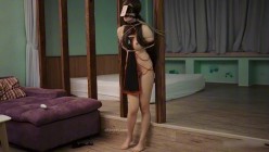 大奶肥臀少女福利姬【小小Q】羞耻露出，扮演会咬人的女僵尸圈养调教啪啪啪 截图6