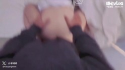 《万圣节cos幽灵娘 恐吓不成反被操》疯狂后入内射淫穴-小羊MM 截图5