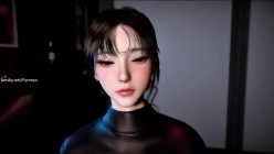 Fyronyx：隔壁的丈夫 一墙之隔黑丝巨乳妻子被老板侵犯中出 [中配中字] 截图9
