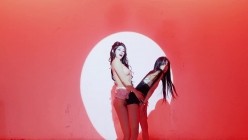 stripchat国产高颜女团【Luckygirl】女女揉奶亲吻裸舞,好身材大长腿，人靓奶圆 截图11