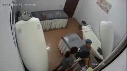 黑客破解美容院摄像头 偷拍女顾客脱光衣服激光雷射.脱毛护理 截图10