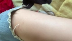 高颜气质长腿知名模特小姐姐私房拍摄换衣被记录加射精 截图6