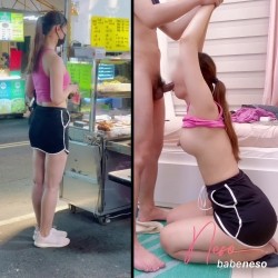 邻家反差台妹淫欲榨汁机「babeneso」OF私拍 童颜美穴逆痴汉上位骑乘专家 截图12