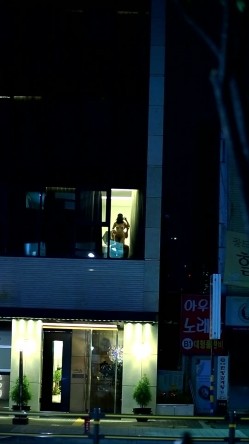酒店偷拍会玩的情侣窗边打开窗帘打炮,被发现看到后还比中指,牛逼 截图10