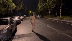 精品推荐 反差小母狗【岛屿】又约闺蜜户外肛塞露出了，被NPC路人不断偷拍，脱光漫步于城市马路上 截图5