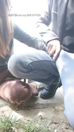 小骚逼约大哥出来嗨皮，看着下方车流嫂子摸大哥鸡巴勾搭，扒下裤子就开干激情后入捏着奶子，叫声好骚精彩不断 截图1