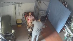 稀有黑客破解医院妇产科监控摄像头完美正面角度高清偷拍几个孕妇 最美年轻孕妇 阴蒂清晰可见 截图2