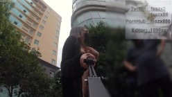 ️国产极品露出大神【FSSZX】大街上旁若无人地超大胆露出 截图14