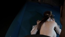 fengying：车震 白丝巨乳人妻惨遭黑人下药沦为精盆母狗 [中字] 截图12