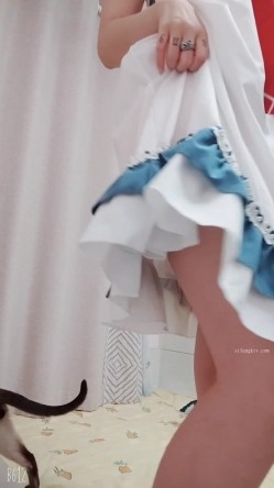 高颜气质网红女神【禧阿妹】私拍，表里不一极度反差，情趣紫薇3P肛交被炮友各种干 截图2