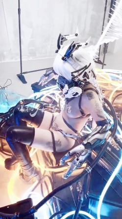 高端ACG业界女神爆机少女 喵小吉 巅峰金属大作《赛博朋克·超梦》壁纸党典藏必备 截图3