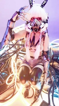 高端ACG业界女神爆机少女 喵小吉 巅峰金属大作《赛博朋克·超梦》壁纸党典藏必备 截图9