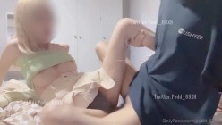 出道即巅峰，推特OF极品性瘾情侣Pedd 69XH各种性爱自拍，性感小母狗被弯屌男友肏毁了 截图4