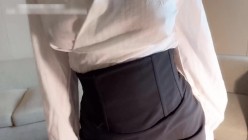优雅气质尤物御姐女神『Andmlove』美乳大胸少妇下班兼职援交，进门就问老板想要多少钱的服务 截图2