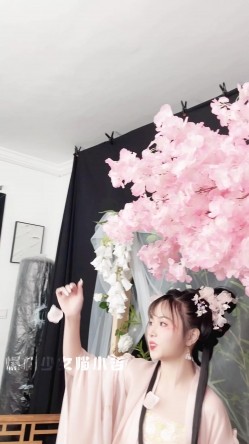 稀有露脸 高端摄影ACG业界女神爆机少女 喵小吉 古风画作《清平乐》汉服美妆仙女 性感诱人白虎胴体妙哉 截图4