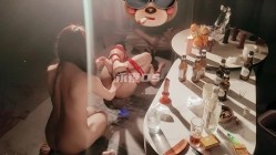 SM顶级调教大神【永夜DOM】圈养各种妹子多种刺激玩法，各种啪啪调教露脸高颜反差婊，纯纯人形小母狗 截图9