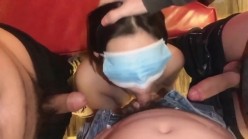 《极品反差婊 泄密》露脸才是王道！推特清纯大波翘臀奔放正妹【辉夜姬】私拍各种反人类调教群P喝尿炮击多人颜射场面令人乍舌 截图15