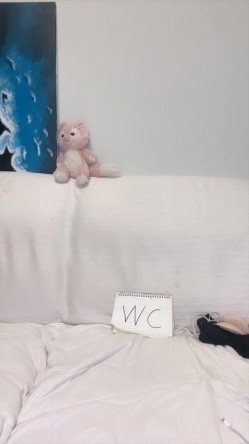 小模特业余兼职，【彩色的小熊宝宝】，细腰大奶，刚剃毛不久，闺房中自慰玩得飞起 截图2
