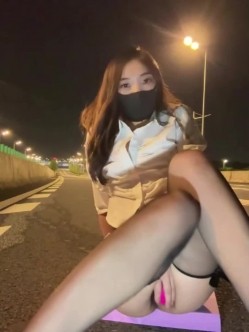 精品推荐【户外野战】SP站~户外黑丝浪女【AiBana】各种户外发骚淫语~刺激户 截图8