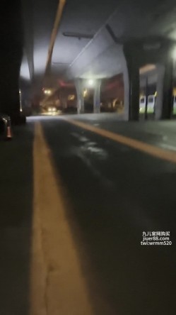 《最新泄密 反差尤物》推特极品网红巨乳女神【九儿温柔妹妹】定制私拍，人来人往公路上透明情趣露出放尿无水原版 截图7