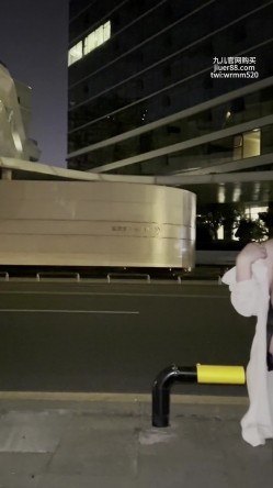 《最新泄密 反差尤物》推特极品网红巨乳女神【九儿温柔妹妹】定制私拍，人来人往公路上透明情趣露出放尿无水原版 截图14