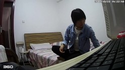 【360摄像头】偷拍少妇卖淫三年接待嫖客全记录，短发少妇，很敬业，客人一个接一个 截图1