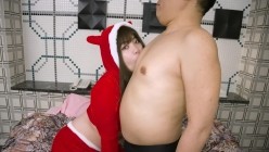 heyzo-2160 サンタコスの素人ちゃんに種付け！ - 早川夏美 截图2