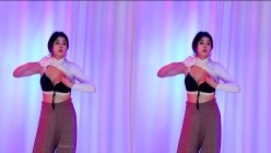 最新流出国产女团 【18girls】牛仔工装裤边跳边脱 抖奶舞 第二部 截图16