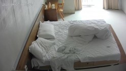 酒店公寓 长发及腰 身娇腿长的小美女 除了有点贫乳 其它都在线 退房前被男人一场晨运操翻并内射 截图10
