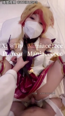 【COS控狂喜】「美女Coser收藏家」福利姬泡良大神「Maniacccccc」《星之守护》阿狸战败被虚空化身狠狠插到放弃 截图9