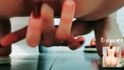 网红淫荡夫妻dayu私拍~极限调教酷爱虐肛各种大道具拳交 截图9