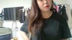 韩国主播金智现与炮友激情肏屄 奶子不错婴儿肥，肏着十分不错 截图9