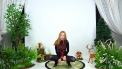 U秀，高颜值大奶女神【雨灵儿】大尺度露三点骚舞 截图10