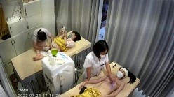 稀有黑客破解美容院 摄像头偷看女顾客脱光衣服保养乳房和刮阴毛 截图14
