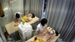 稀有黑客破解美容院 摄像头偷看女顾客脱光衣服保养乳房和刮阴毛 截图15