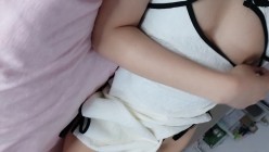 国产清纯美足M小母狗「BlackCatluna」OF露脸私拍 反差婊欲求不满自慰足交性爱多人啪啪 截图9