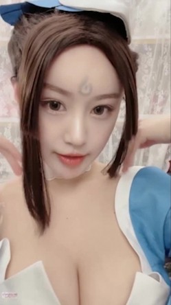 【最强推荐】秀人网极品巨乳网红【朱可儿】八月震撼来袭-性感不知火舞COS粉色比基尼 外阴户和乳晕显露 高清720P版 截图3