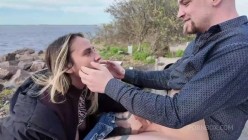 LegalPorno - Foxy Slave - Horny couple loves public outdoor anal sex.mp4 截图6
