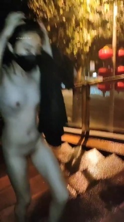 露出界天花板满级狂人！身材苗条性感网红【兔兔】私拍，学校公园商场各种场所人前露出翻屁眼露逼紫薇喷 截图13