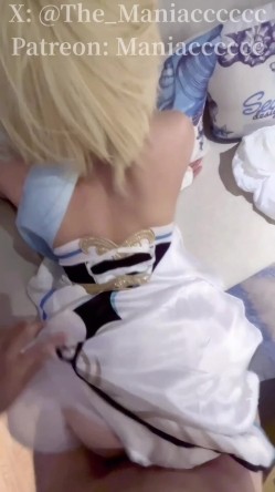 「美女Coser收藏家」福利姬泡良大神「Maniacccccc」付费资源【原神】荧妹在沙发上被拴着脖子窒息中被狠狠打桩 截图9