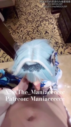 「美女Coser收藏家」福利姬泡良大神「Maniacccccc」付费资源【原神】荧妹在沙发上被拴着脖子窒息中被狠狠打桩 截图14
