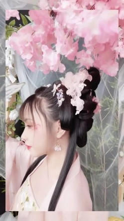 稀有露脸 高端摄影ACG业界女神爆机少女 喵小吉 古风画作《清平乐》汉服美妆仙女 性感诱人白虎胴体妙哉 截图1