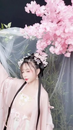 稀有露脸 高端摄影ACG业界女神爆机少女 喵小吉 古风画作《清平乐》汉服美妆仙女 性感诱人白虎胴体妙哉 截图4