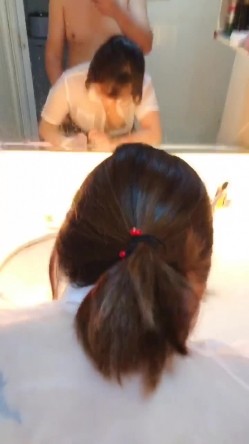 长沙夫妻，记录和骚货妻子的日常镜子前啪啪，户外车震，雨天路边啪啪 截图16