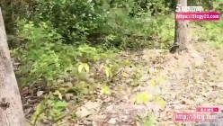 【狂情哥哥】妹妹要减肥约哥哥公园跑步边跑边撩哥哥小树林后入激情抽插无套内射 截图3