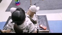 白丝妹子想说话呀，嘴被堵住了，无语。 截图8